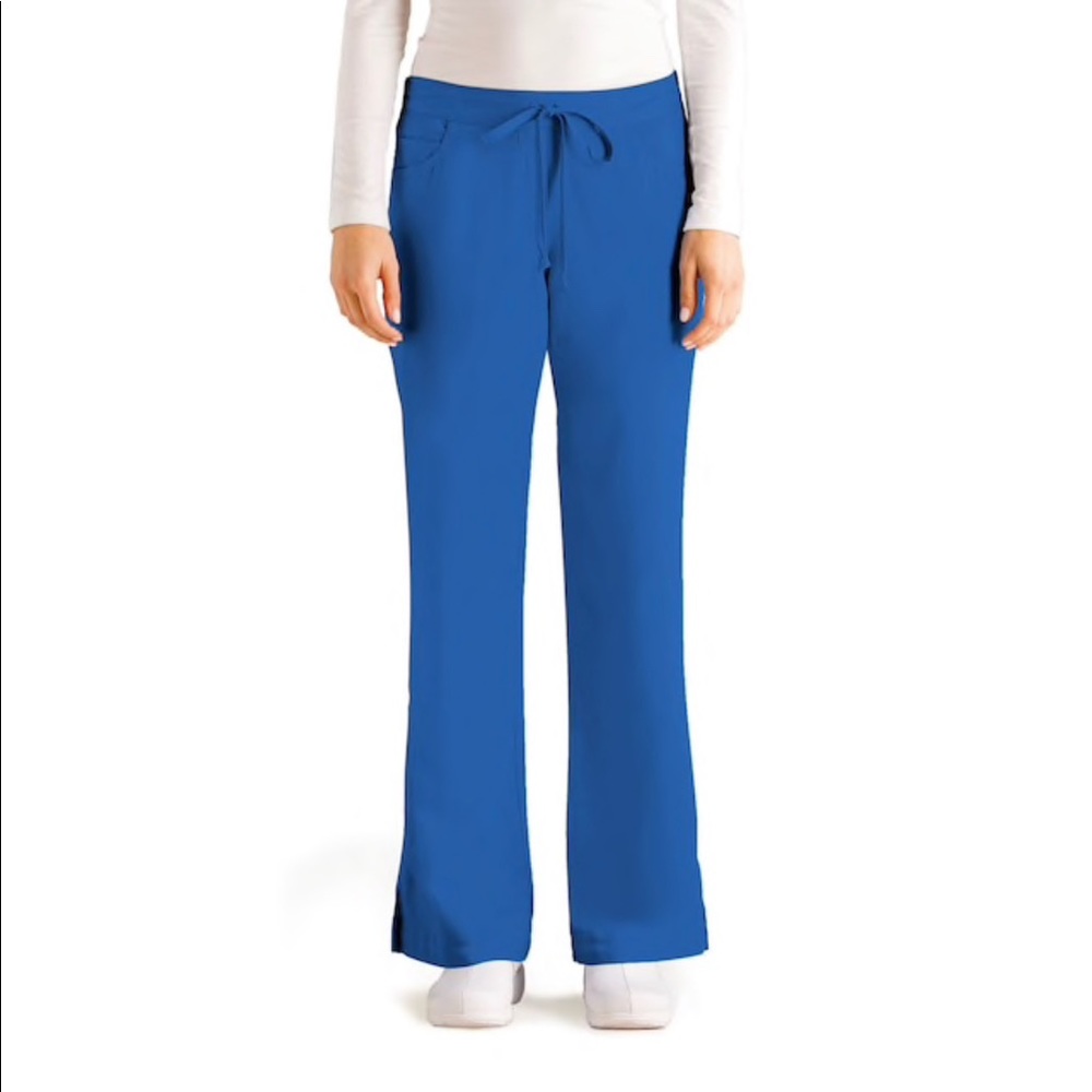Grey's Anatomy 5 Pocket Drawstring Scrubs-Petite
